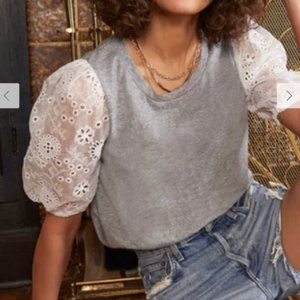 Eyelet Short Sleeve Top - Heartloom